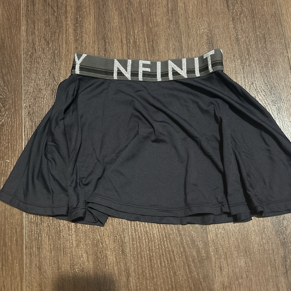 NFINITY Black Mini Skater Skirt